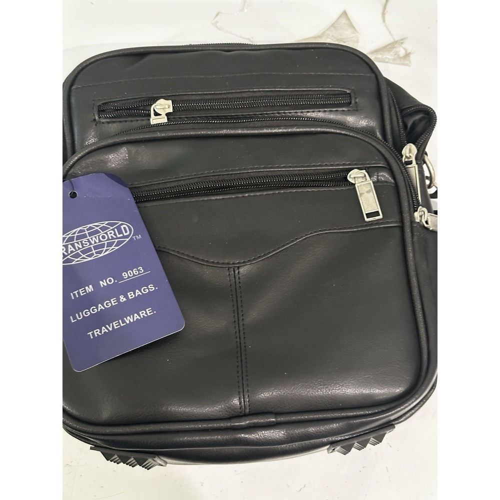 Transworld Travel wear Black Shoulder Bag‎ Item 9063 Crossbody